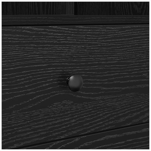 Scrivania con Stoccaggio Rovere Nero Legno Ingegnerizzato - Foto 9