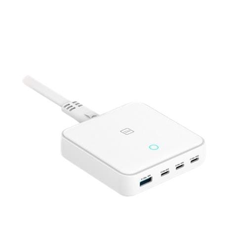 MA-DEGAN100-EU-W Caricabatterie per dispositivi mobili Computer portatile, Smartphone, Tablet Bianco AC Ricarica rapida Interno - Foto 2