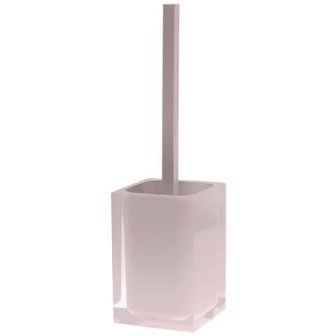 Scopino Wc D'appoggio Con Ciuffo In Setole Linea Rainbow Ra33 Rosa - Foto 1