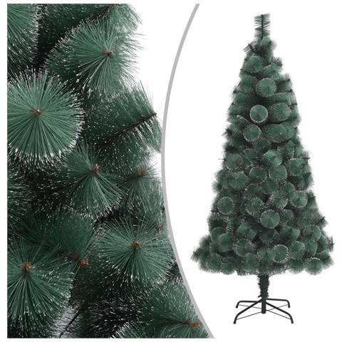 Lusso Casadino -  Albero Di Natale Artificiale Con Supporto Verde 210 Cm Pet - Foto 2
