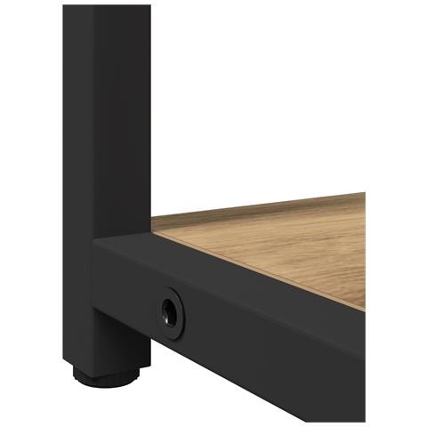 Mobiletto da bagno con specchio Rovere Artigianale 60x16x60 cm Legno Ingegnerizzato - Foto 9