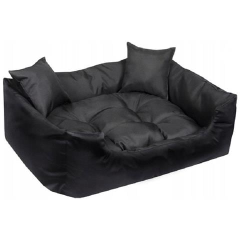 100x75 cm ECCO Letto per cani impermeabile nero - Foto 2