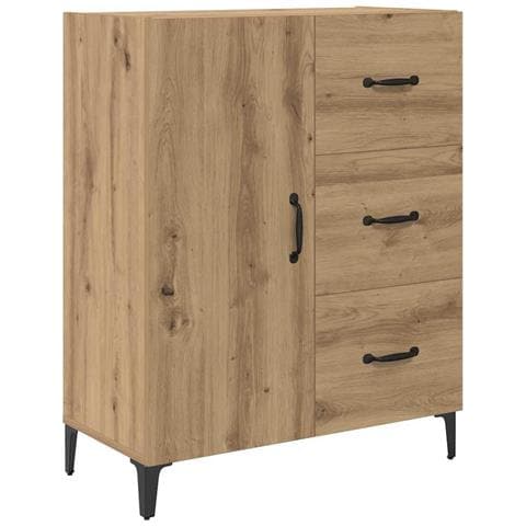 Credenza Rovere artigianale 69,5 x 34 x 90 cm Legno multistrato - Foto 1