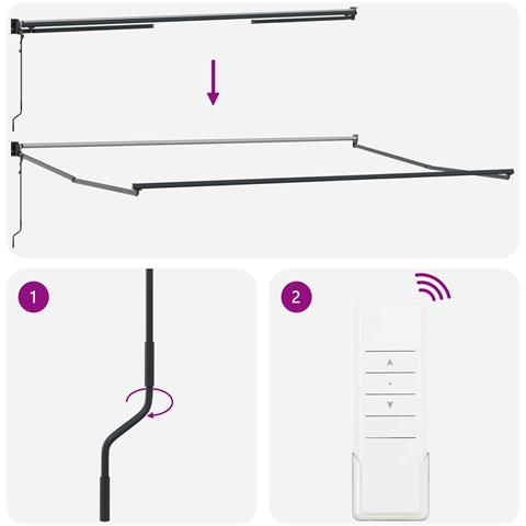 Tenda Retrattile Multicolore 450 × 300 cm - Foto 9