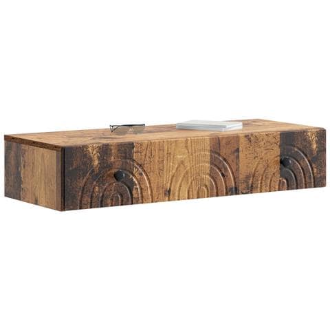 Tavolino da Parete Laterale Legno antico 87,5 x 34,5 x 17 cm - Foto 2