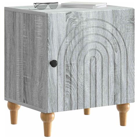 Armadio da Notte 2 pcs Grigio Sonoma 43 x 34,5 x 50 cm - Foto 2