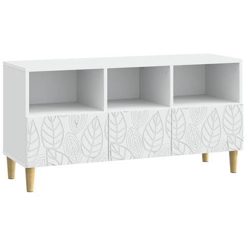 Mobile TV 102 x 34,5 x 50 cm Bianco Legno ingegnerizzato - Foto 1