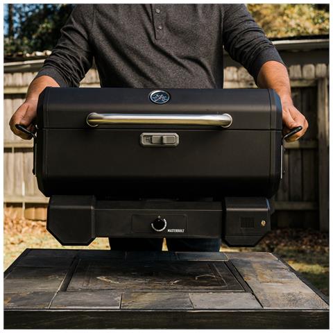 Masterbuilt MB20040622, Grill, Carbone (combustibile), 0,7 kg, 260 °C, 1290 cm², Carrello - Foto 2