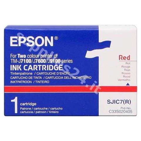 C33S020405 Cartuccia Ink Originale Rosso per Epson TM-J7100 - Foto 2