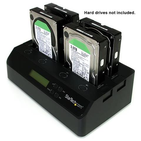 Dock duplicatore per dischi rigidi 1:3 indipendente eSATA USB 3.0 a SATA 4 alloggiamenti - Foto 2