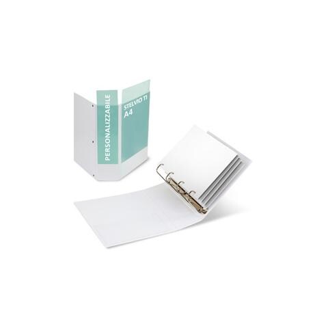 raccoglitore stelvio ti 80 a4 4q bianco 22x30cm (a4) - Foto 1