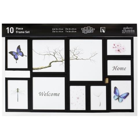 Nielsen 10 Piece Frame Set black Plastic Mobile Rack 8999176 - Foto 1