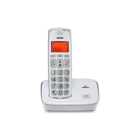 Bravo Gold 2 Cordless con tasti grandi colore Bianco - Foto 2