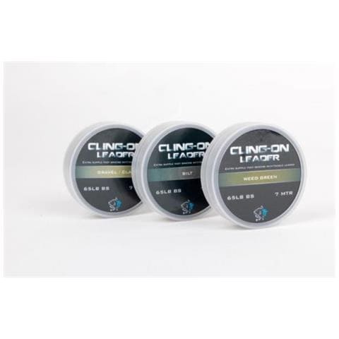 Cling-on Leader Silt 65 Lb 7 M Unica Nero - Foto 2