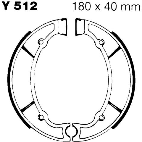 B1r R2551200 Ganasce Yamaha Tx500 - Xs Y512 - Foto 1