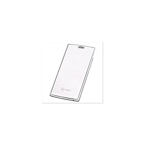 Mobile Cover In Similpelle Con Flip Anteriore Bianca Flip-fwd55 / b - Foto 1