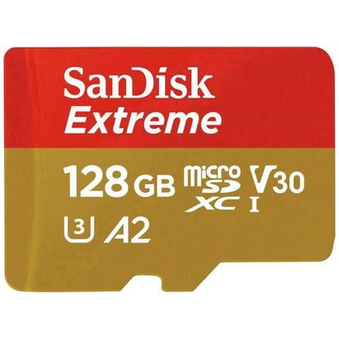 MicroSDXC Extreme 128 GB UHS-I di Classe 10 Velocità 160 MB / s con Adattatore - Foto 1