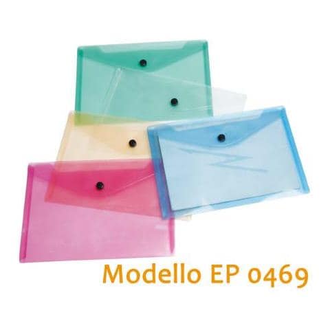 Cartellina Pvc Con Bottone A5 25x18 - Foto 1