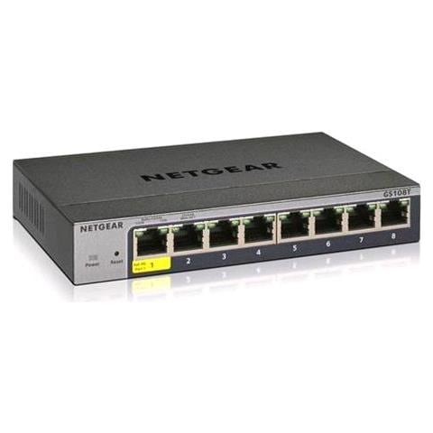 GS108T Switch Smart Managed Pro 8 Porte Gigabit Ethernet, Desktop - Foto 3