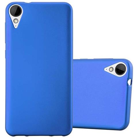 Custodia Compatibile Con Htc 10 Lifestyle / Desire 825 In Blu Metallico - Coperchio Protettivo In Silicone Tpu Flessibile - Foto 2