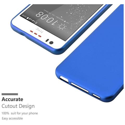 Custodia Compatibile Con Htc 10 Lifestyle / Desire 825 In Blu Metallico - Coperchio Protettivo In Silicone Tpu Flessibile - Foto 7