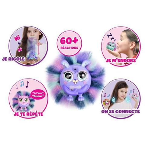 Piccolo Siverlit Furries Giocattolo Elettronico Piccoli Furries Animali Interattivi Morbidi Sensoriali Sensoriale Reagisce Hanno Movimenti Rumori E Tocco Multicolore - Foto 6