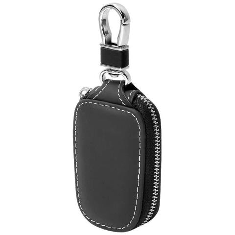 Car Key Case Smart Holder Chiave Dellunit Di Elaborazione Di Protezione Borsa In Pelle Portachiavi Car Holder Smart Keychain Coin Auto Portachiavi Remoto Wallet (nero)  - Foto 1