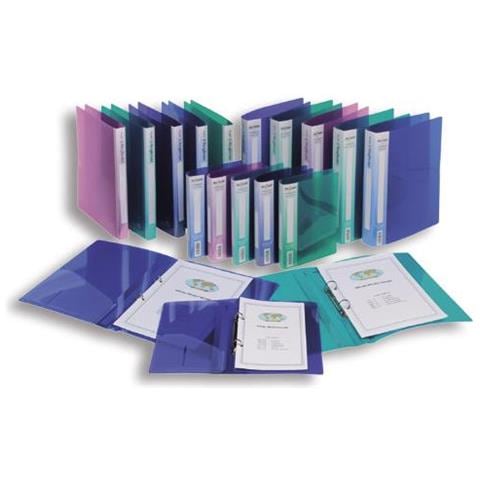 RingBinder 2-Ring, Classic Clear, 25mm capacity, Trasparente - Foto 2