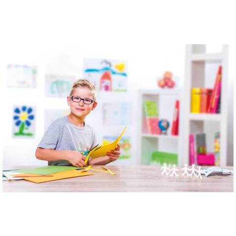 810272 forbici da cancelleria Taglio a zig zag Blu, Lime - Foto 2