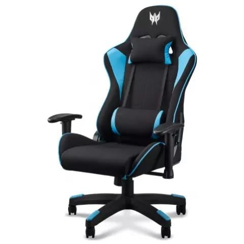 Sedia Gaming Predator Gaming Chair Rift Lite Colore Nero / Azzurro - Foto 2