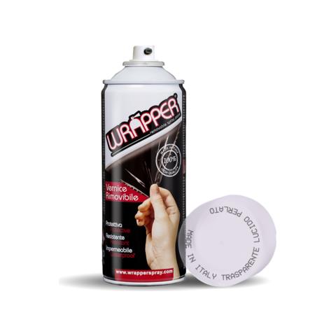 Wrapper, Pellicola Spray Rimovibile, 400 Ml - Trasparente Viola Space - Foto 1