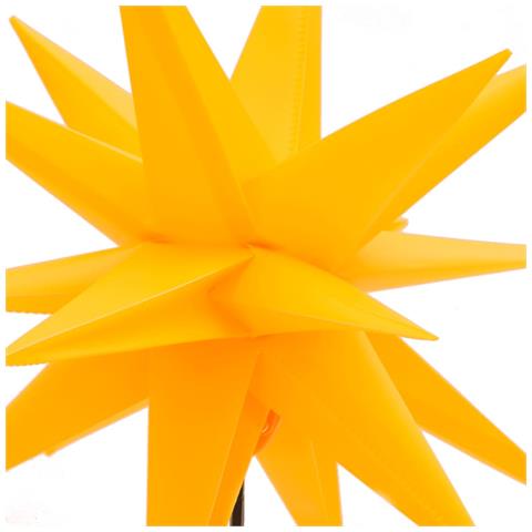 Luci Di Natale Con Picchi E Led 3 Pz Pieghevoli Gialle 57 Cm - Foto 8