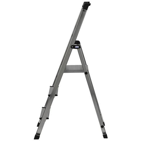 Scala Pieghevole A 3 Scalini Krause 126214 Argentato Alluminio - Foto 7