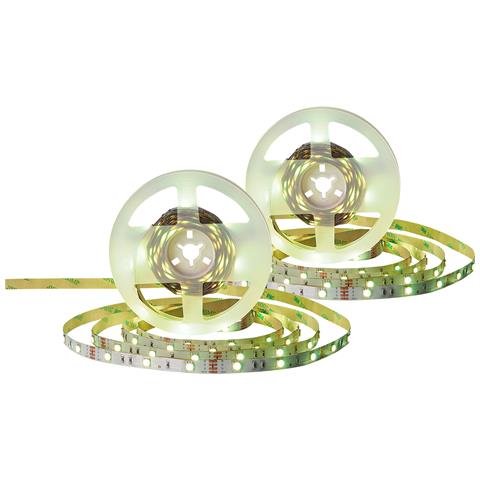 Set Di 2 Strisce Led Bianche A 16 Colori Da 5 M - Foto 2