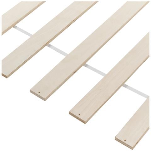 Letto Per Bambini Legno Di Pino Bianco 90 X 200 Cm Orlu - Foto 2