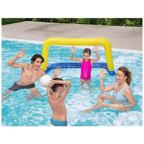 Rete Da Pallanuoto Porta Gonfiabile Con Rete In Nylon 142xh76 Cm Bestway 52123 - Foto 2