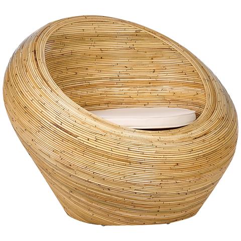 Poltrona Da Giardino Maiori Rattan Naturale - Foto 2