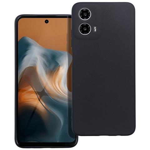 Custodia Tpu Silicone Cover Case Per Motorola Moto G34 5g Black - Foto 1