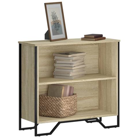 Libreria Rovere Sonoma 80x31x74,5 Cm In Legno Multistrato - Foto 1