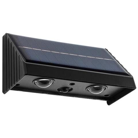 Applique Led Luce Bianca 3 Watt Pannello Solare Lampada Da Parete Esterno Ip65 - Foto 2