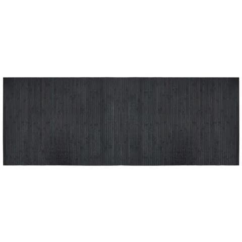 Tappeto Rettangolare Grigio 70x200 Cm In Bambù - Foto 2