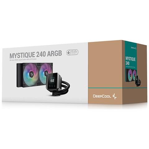 Dissipatore CPU MYSTIQUE 240 ARGB per Socket Intel LGA 1150 / 1151 / 1155 / LGA 1200 / LGA 1700 e Socket AMD AM4 / AM5 - Foto 6