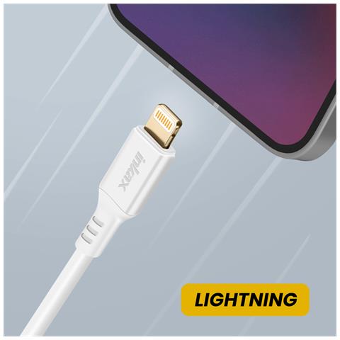 Cavo Usb A Lightning Per Iphone Ricarica Veloce, Bianco - Foto 5