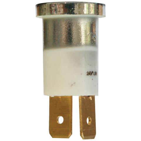 Lampadina 24v 1.5w Zoccolo Bianco - Foto 1
