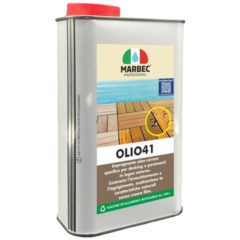 Olio41 1lt - Impregnante Per Legno Esterno - Foto 1