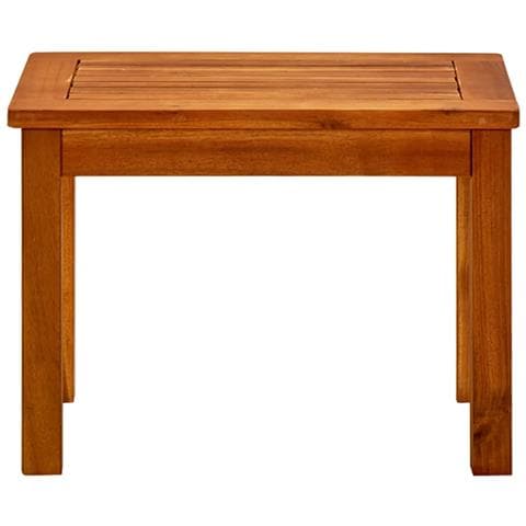 Tavolino Da Giardino 50x35x36 Cm In Legno Massello Di Acacia - Foto 1