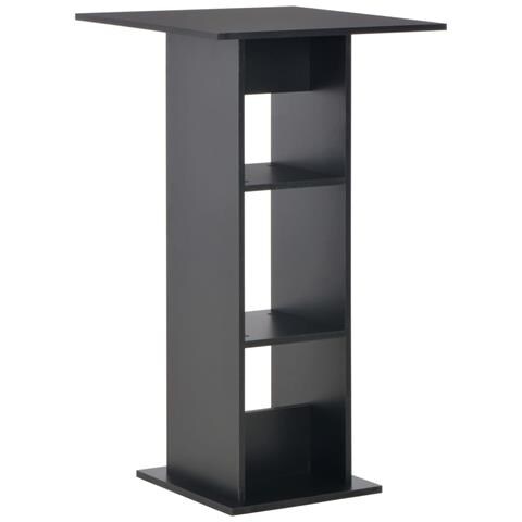 Lusso Casadino -  Tavolo Da Bar Nero 60x60x110 Cm - Foto 2