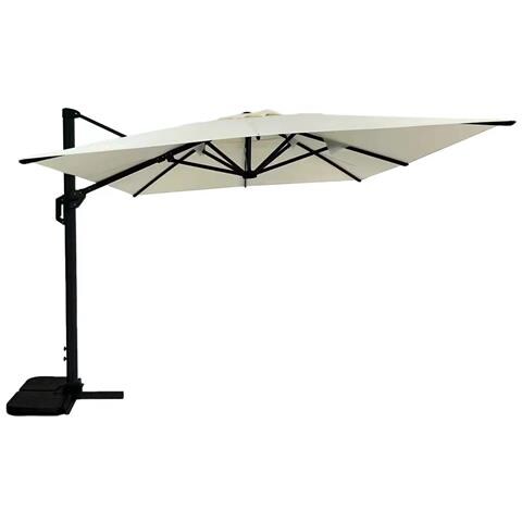 Drax - Ombrellone 3x3 M Con Palo Laterale E Telo In Nylon - Foto 1