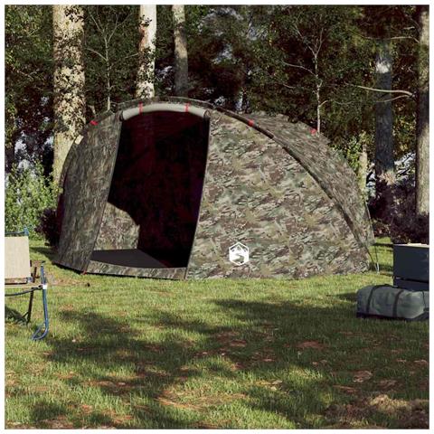 Tenda da Pesca per 5 Persone Mimetica Impermeabile - Foto 2