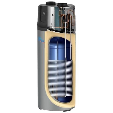 Riscaldatore dell'acqua Scaldacqua a pompa di calore 200L 200 Acqua domestica R290 Refrigerante - Foto 2